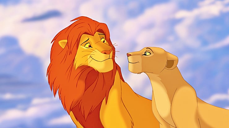 animaux disney roi lion simba nala afrique