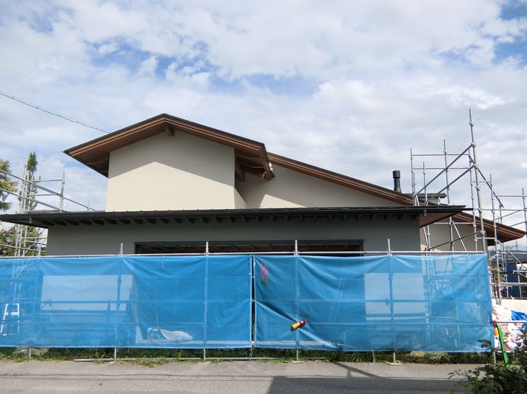 長野県　松本市　伊那市　建築設計事務所　建築家　news設計室　丸山和男　住宅設計　地縄確認　設計監理　左官工事　塗り壁