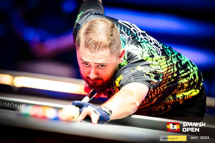 S・ウッドワード。初マッチルームタイトル獲得なるか!? © 2023 WNT