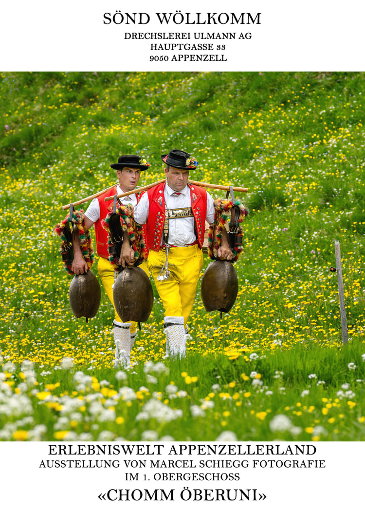 Marcel Schiegg Fotografie Showroom bei der Drechslerei Ulmann, Appenzell in der Hauptgasse 33