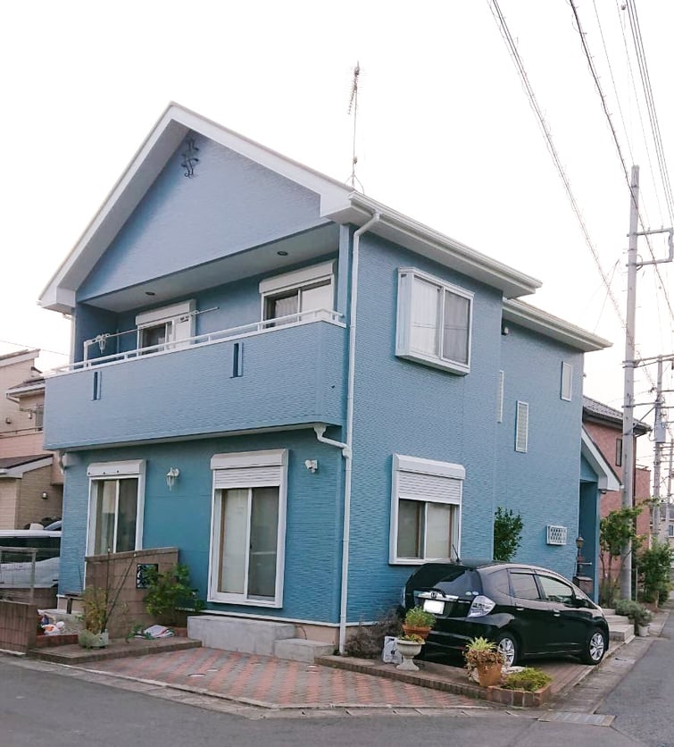 千葉市中央区の外壁塗装工事　完成