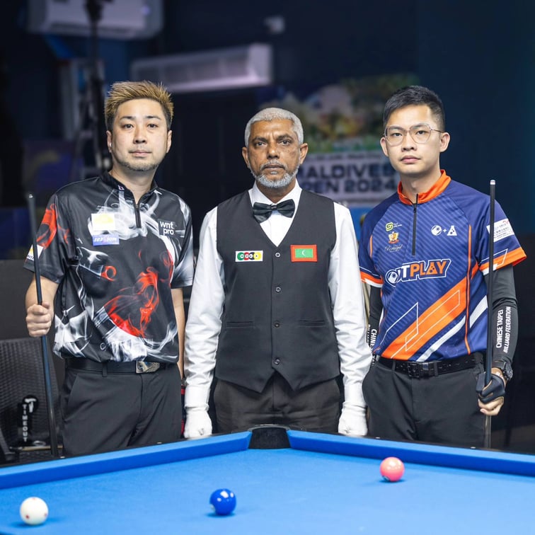 Photo : Maldives Pool Billiard Association 
