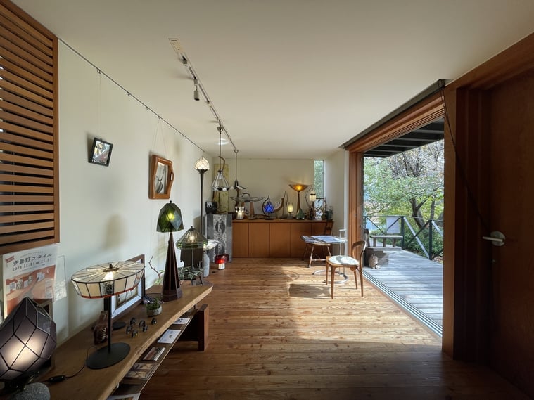 長野県　松本市　建築設計事務所　建築家　news設計室　丸山和男　ステンドグラス「工房KAZ」