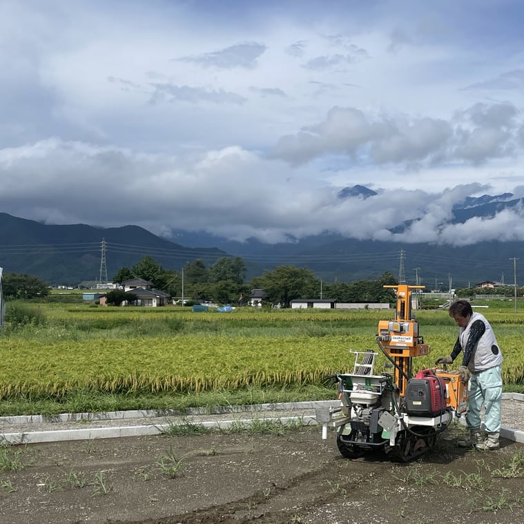 移住者　安曇野市　news設計室　土地探し　安曇野に移住　地盤調査
