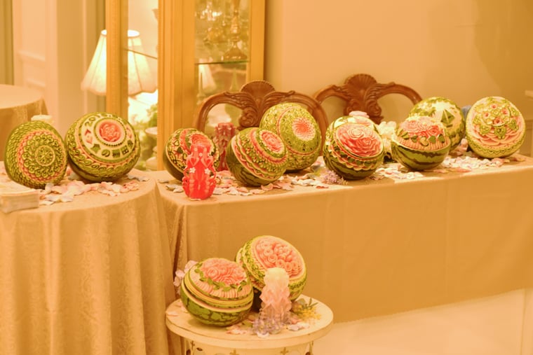 スイカ　カービング