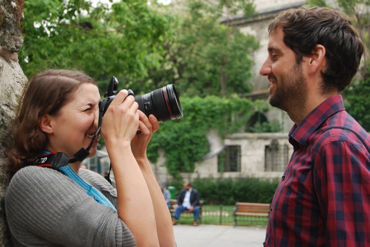 It's not my nose, it's my finger