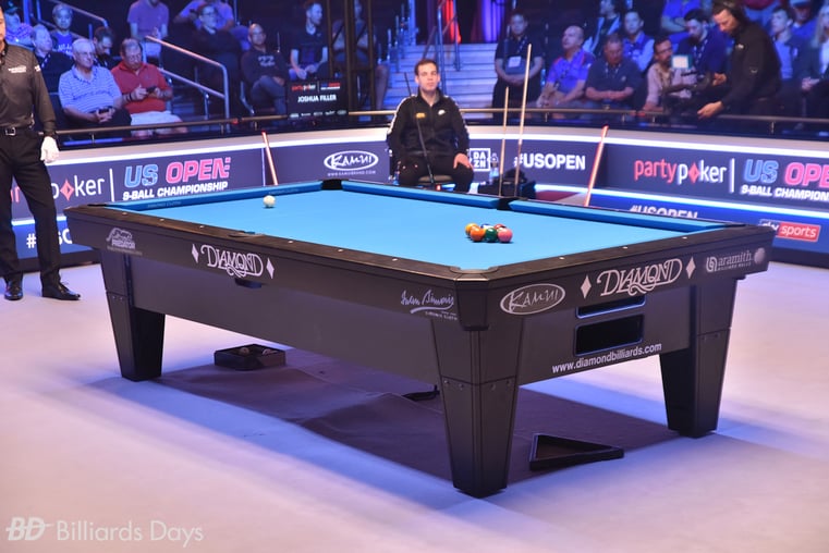 ダイヤモンド『PRO-AM Black』テーブル。※2019年USオープンで撮影