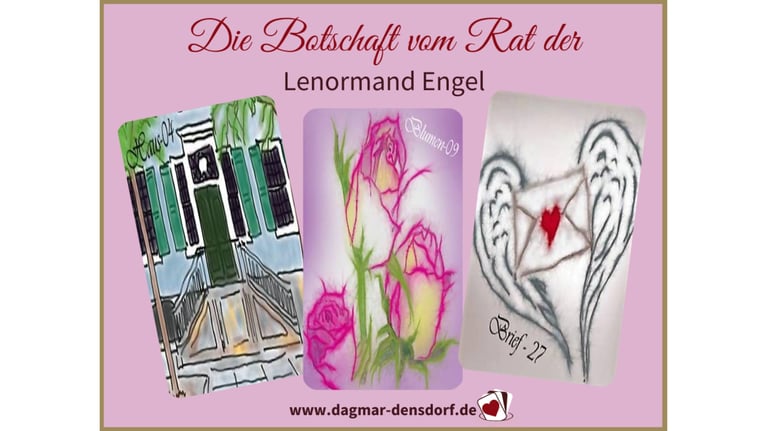 Orakel Auflösung "Botschaft Lenormand Engel Rat"