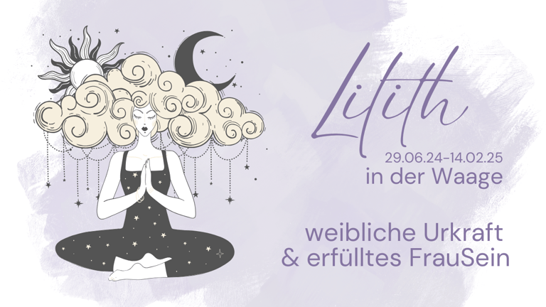 Lilith in der Waage, 29.06.24-26.03.25 Daniela Hutter ist bloggt über Spiritualität und Alltag, Weiblichkeit und FrauSein. Sie ist Gründerin des Yin-Prinzips und Expertin für weibliche Spiritualität