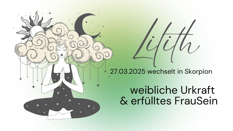 Lilith im Skorpion ab 27.03.2025  Daniela Hutter ist bloggt über Spiritualität und Alltag, Weiblichkeit und FrauSein. Sie ist Gründerin des Yin-Prinzips und Expertin für weibliche Spiritualität