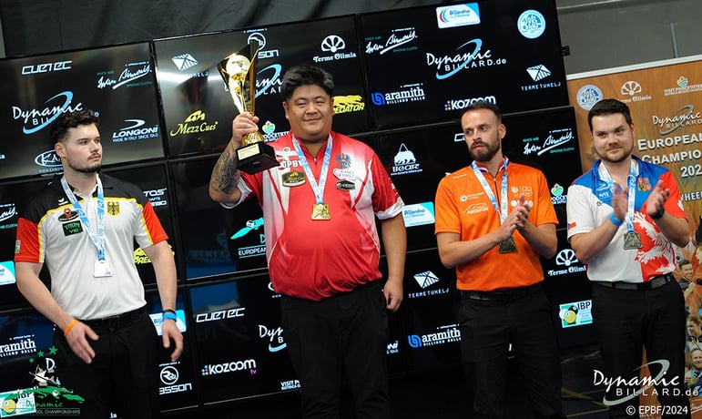 © EPBF/2024 男子9ボールはM・ヒーが初制覇