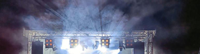 Lichttechnik für Bühne