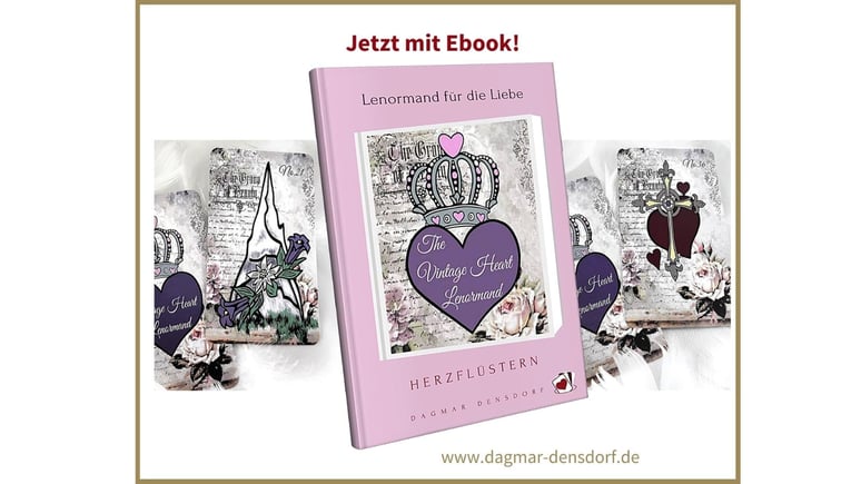 Lenormand Liebeslegung Karten mit E-Book