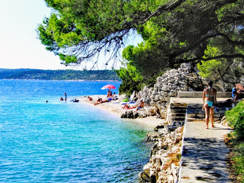 Croatia, Island Brac, Brac, Povlja, Apartments Povlja, Apartments Gracin, Holiday Apartments