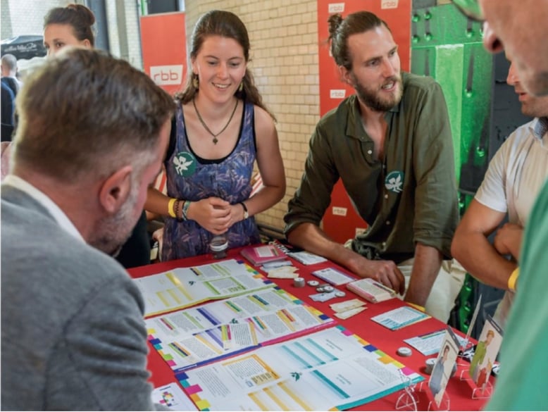 Planspiel Gute Schule in der Präsentation