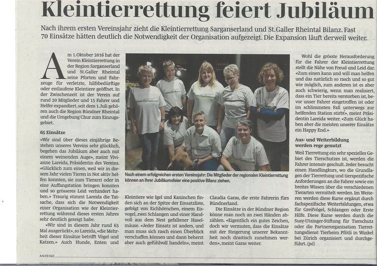 Sarganserländer 26. Oktober 2017