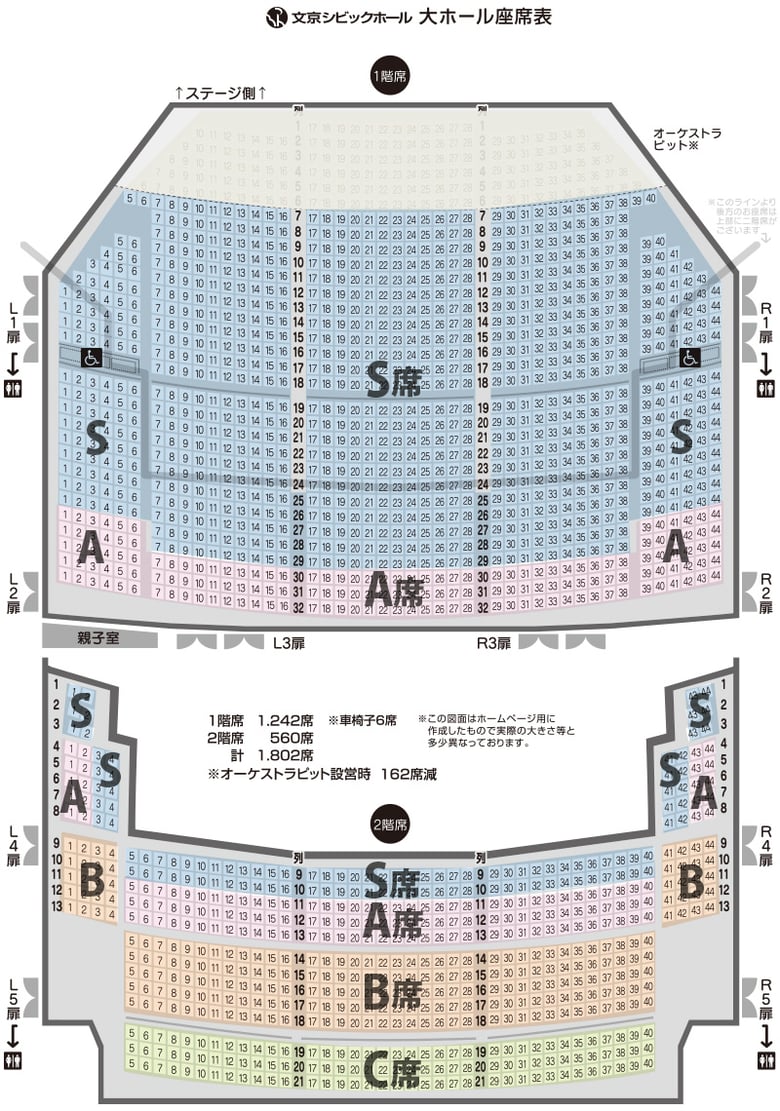 ドン・キホーテ　座席表