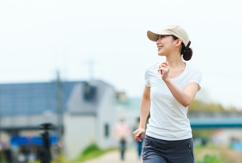 セロトニン分泌にはリズム運動が効果的