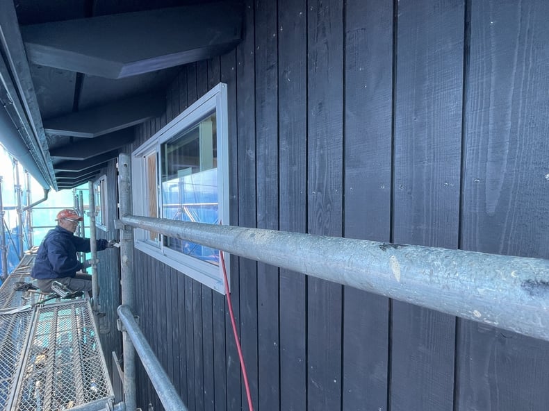 長野県 松本市 安曇野市 建築設計事務所 建築家 news設計室 丸山和男 住宅設計 設計監理 穂高の家Ⅱ 外壁板張り