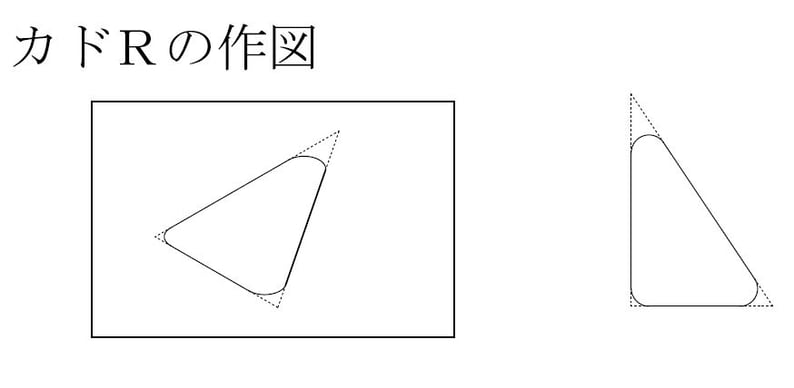 AutoCAD　̚カドRの作図　CADCIL　