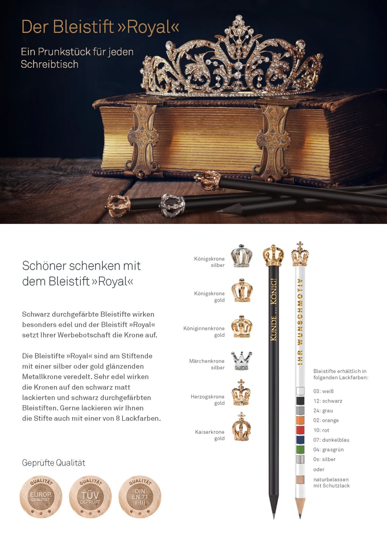 Das Bild zeigt einen Langdun Flyer der Kaiser Medien GmbH. 