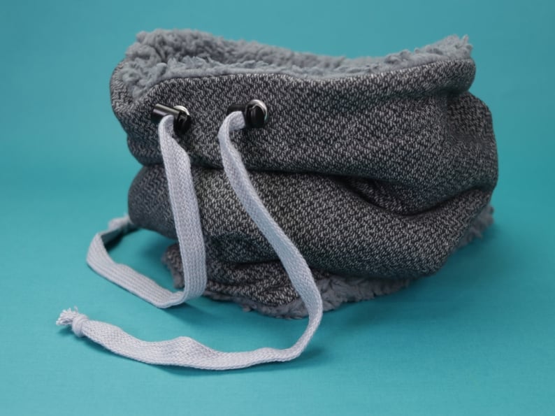 Heute zeige ich euch einfache und schnelle 3 Näh-Geschenkideen für Männer – Snood bzw. Loop nähen