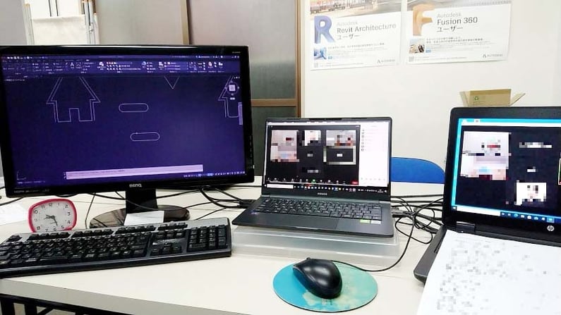 CADCIL　AutoCAD 入門・基礎　オンライン講座　【AutoCAD】埼玉県、長野県、佐賀県、兵庫県、群馬県　メーカー様　Zoom オンライン講座　　