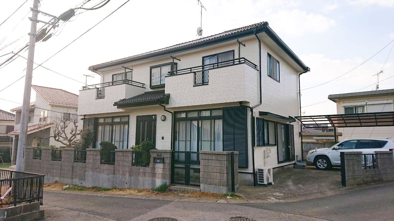 千葉市花見川区朝日ヶ丘の外壁塗装工事後の画像