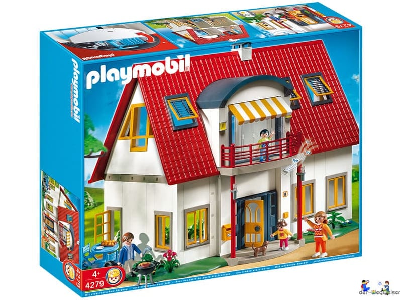 Bei der Bestellung im Onlineshop der-Wegweiser erhalten Sie das Playmobil Paket 4279 "Wohnhaus".