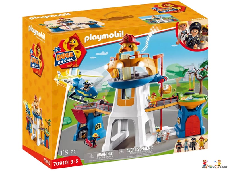 Bei der Bestellung im Onlineshop der-Wegweiser erhalten Sie das Playmobil Paket 70910 "Das Hauptquartier".
