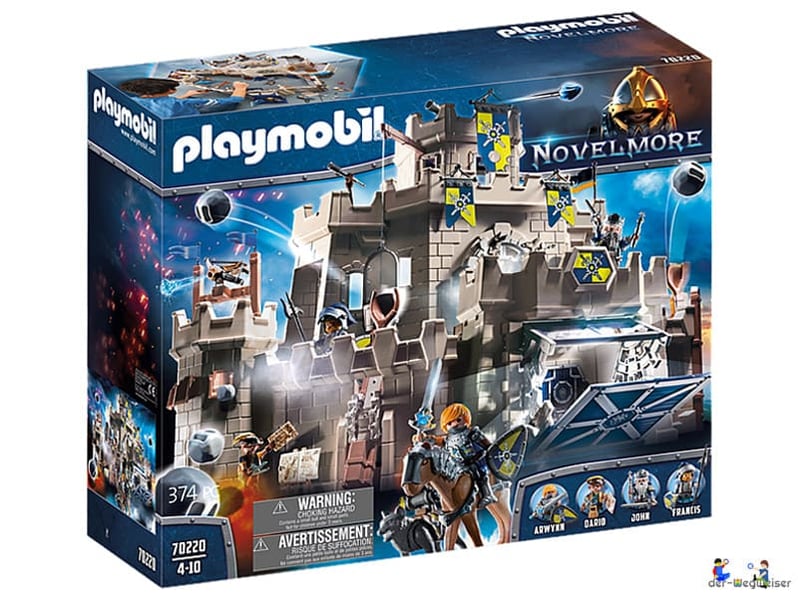 Bei der Bestellung im Onlineshop der-Wegweiser erhalten Sie das Playmobil Paket 70220 "Grosse Burg von Novelmore".