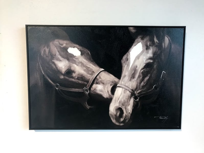 絵　キャンバスアート　馬　東京デザインセンター　栃木県家具　鹿沼市　東京インテリア　ショールーム
