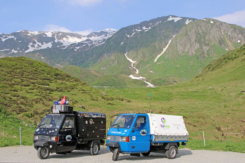 Die Drüradbüedere am Oberalpass