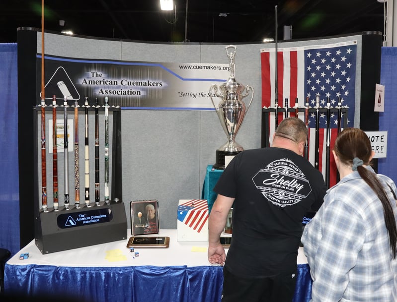 キューコンテストの展示・投票ブース。木曜~土曜の投票で1位~3位を決める