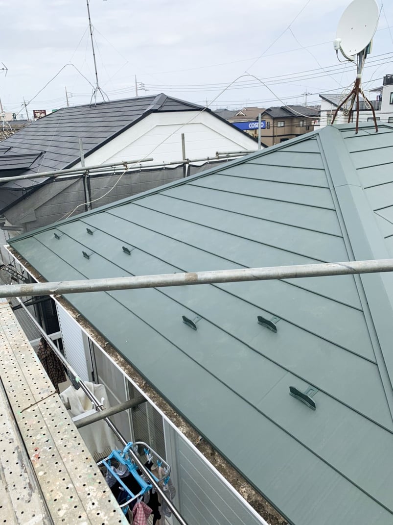 面格子取り付け 完成！