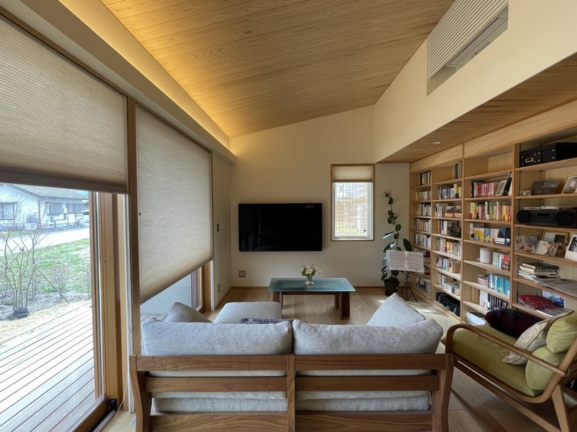 長野県 松本市 建築設計事務所 建築家 news設計室 丸山和男 住宅設計 設計監理 穂高の家Ⅰ 平屋の家 1年点検