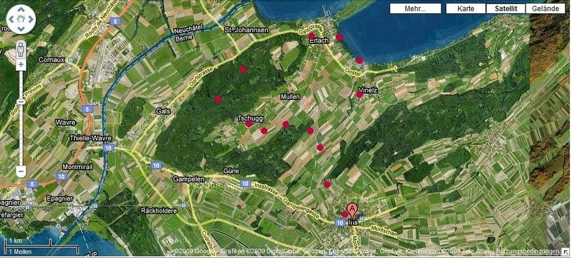 Berner Seeland Ins - Tschugg - Erleach - Vinelz