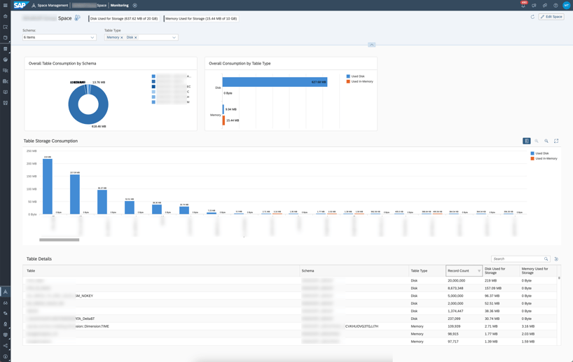 Datasphere: Space Monitor