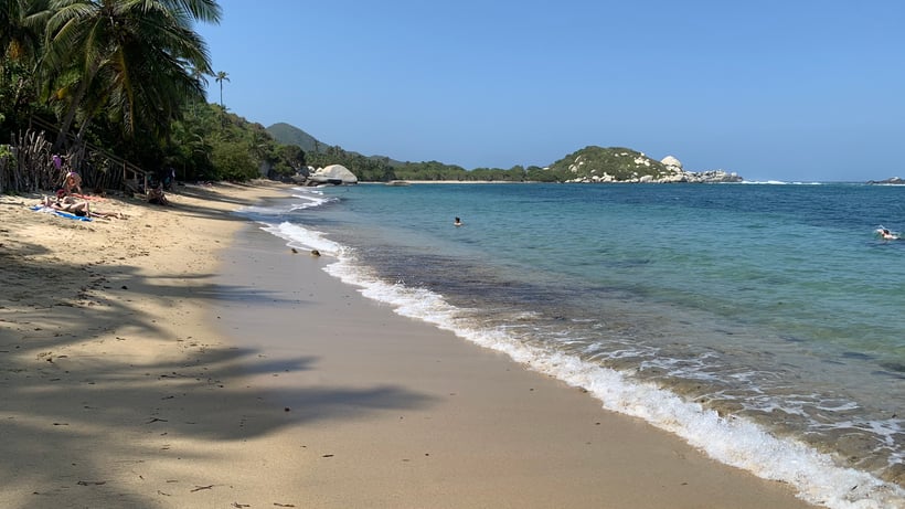 Karibikstrand im Tayrona-Nationalpark ©H.P. Brasser