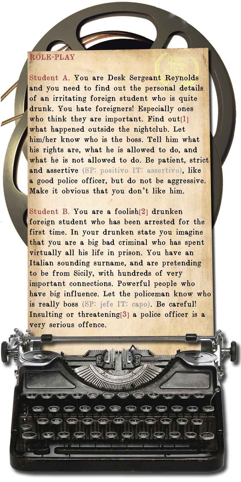 Students' role-play communication activity