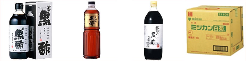 黒酢の寿司京山の使っている黒酢