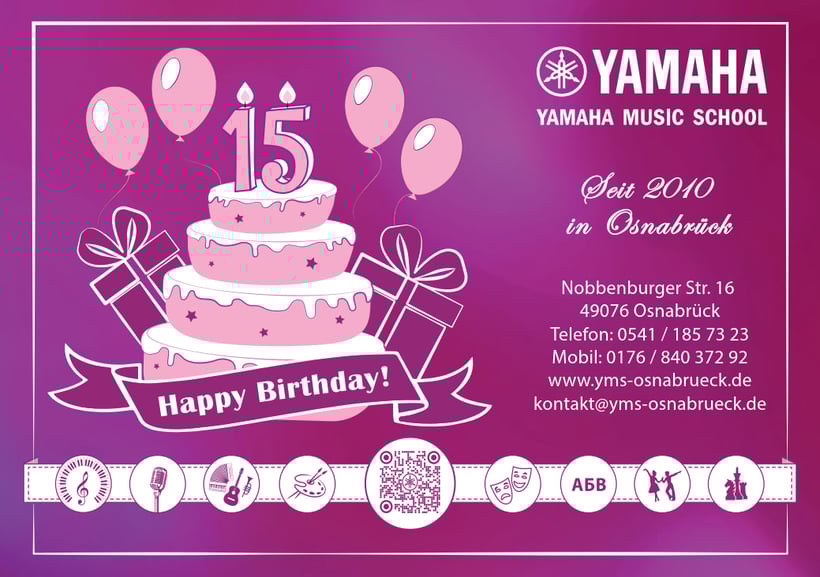Yamaha Musikschule in Osnabrück - 15 Jahre der Musikschule - Feier am 28.06.2025
