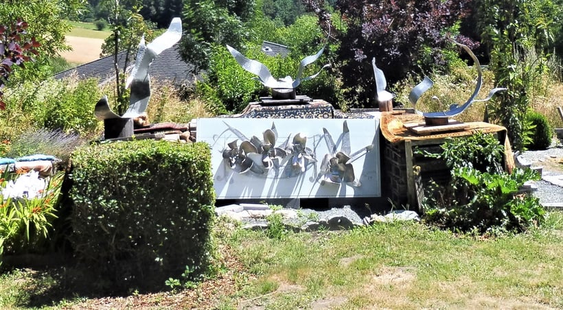 Entrée de mon "Expo au jardin"  2020