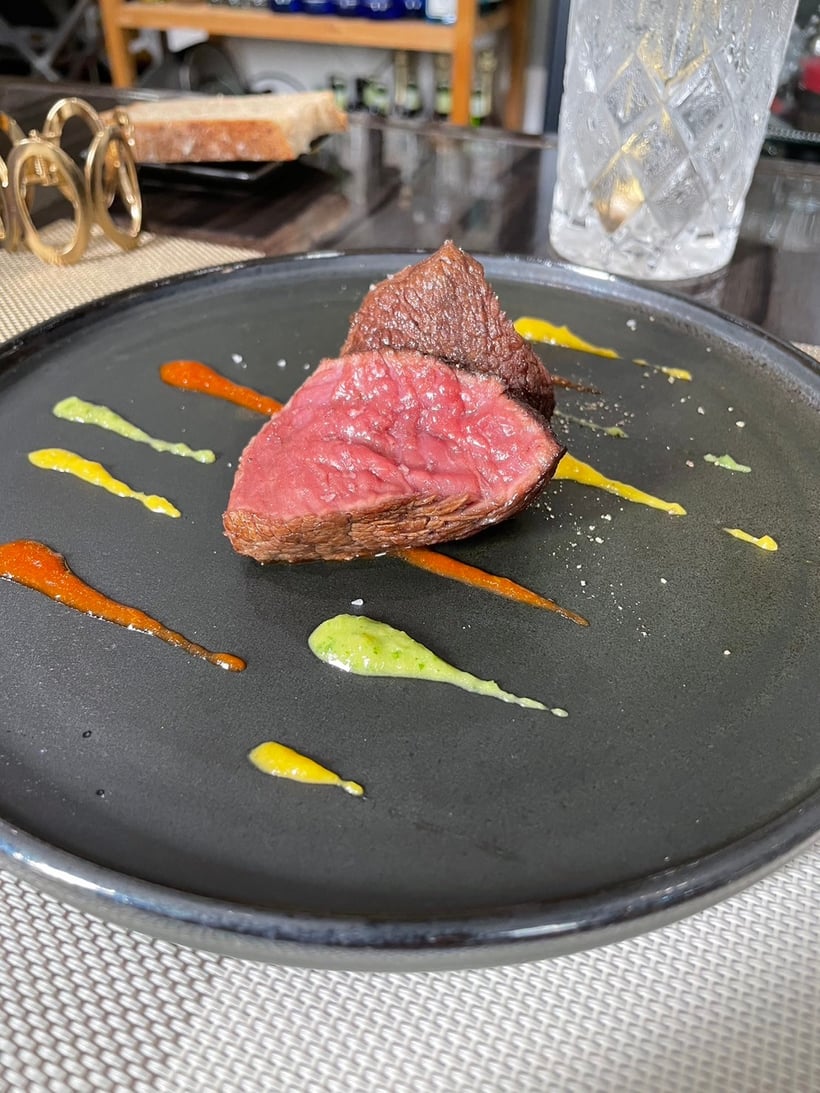 宮地牧場さんの牛&SAWAYAMA FARMさんのパプリカを使ったソース