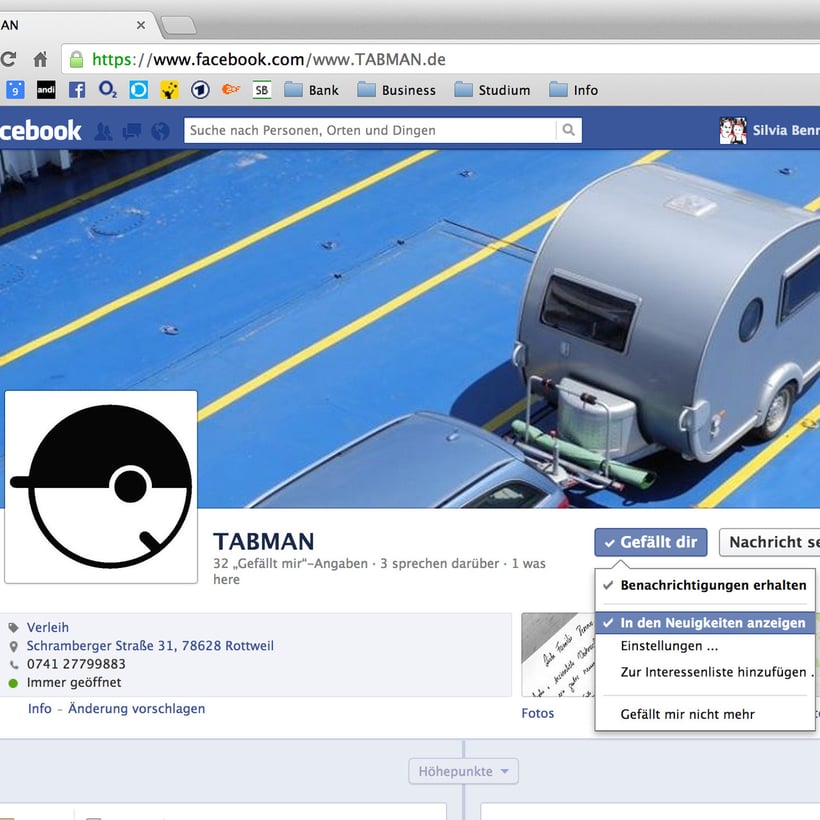 So richtet ihr Facebook für TABMAN ein - ©TABMAN