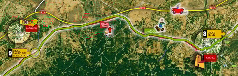 Ruta del Esquileo. Tramo 8: Navafría - La Salceda