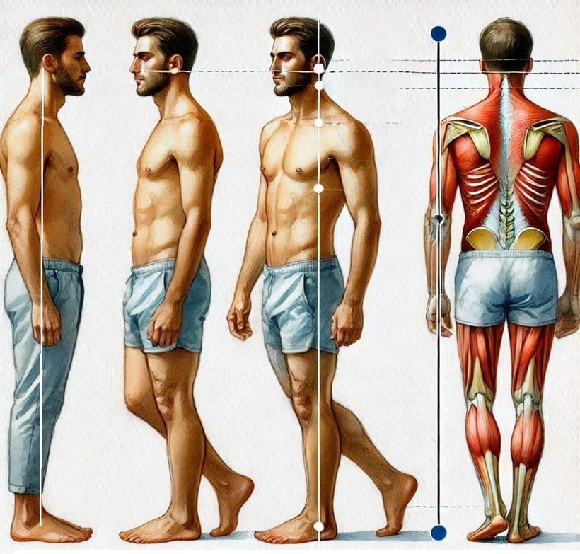 Idealised perfect posture