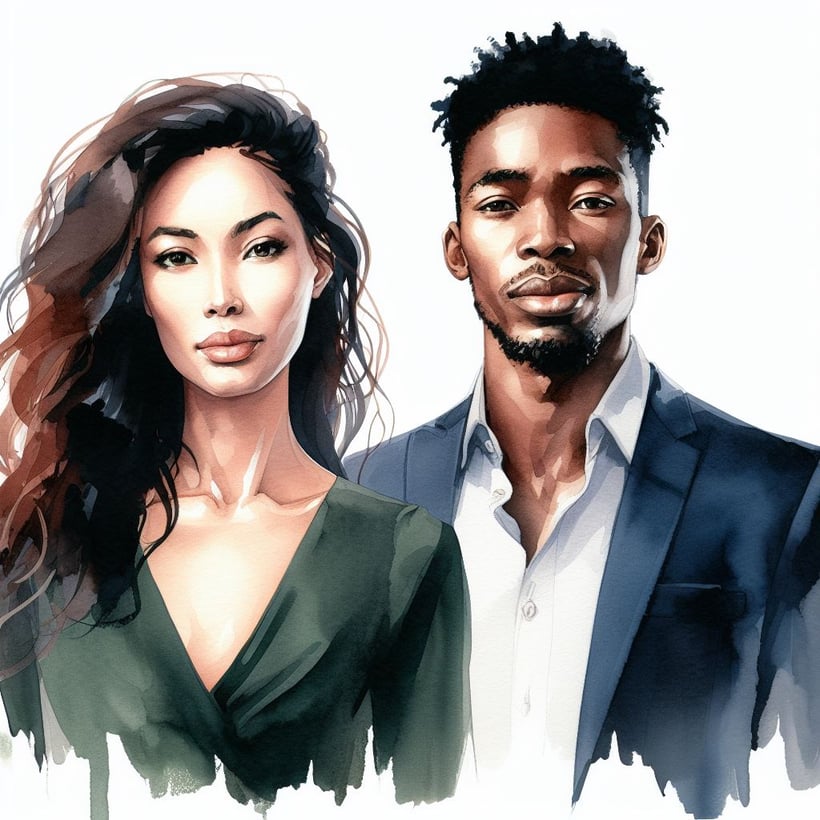 Young man and woman looking poised and confident from using the Alexander Technique