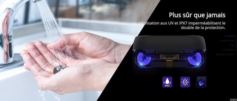 Tronsmart Onyx Free stérilisés