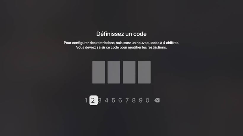 Apple TV 4K code PIN - 1000px